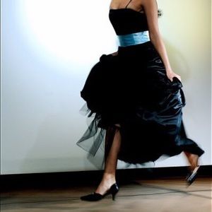 Jessica McClintock black gown